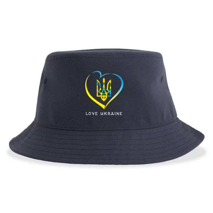 Love Ukrainian Sustainable Bucket Hat