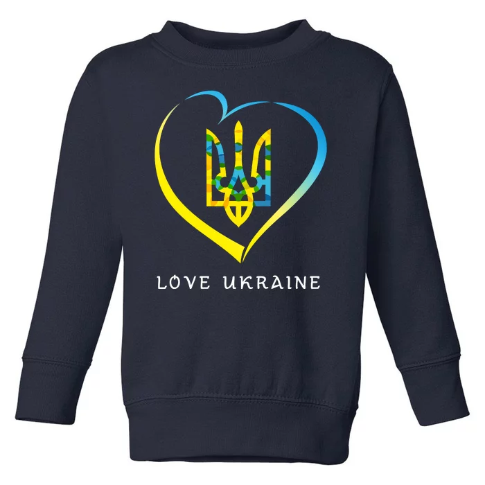 Love Ukrainian Toddler Sweatshirt