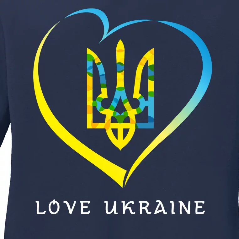 Love Ukrainian Ladies Long Sleeve Shirt