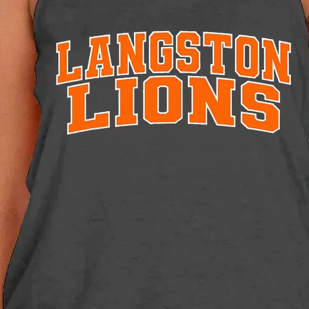 Langston University Lions Women's Knotted Racerback Tank