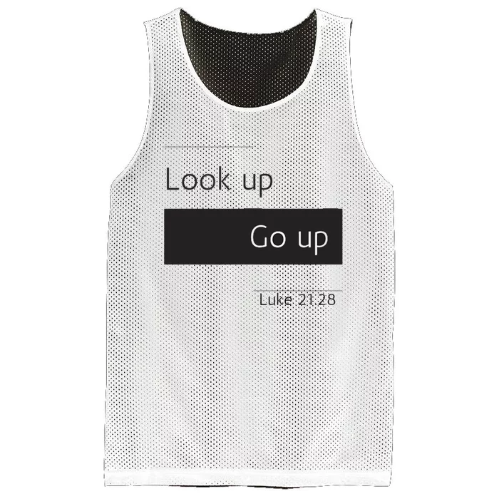 Look Up Mesh Reversible Basketball Jersey Tank