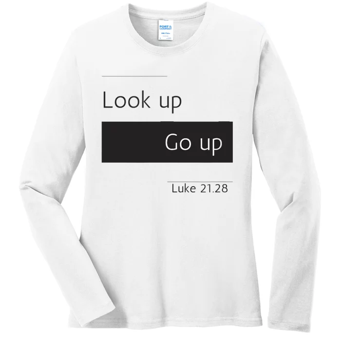 Look Up Ladies Long Sleeve Shirt