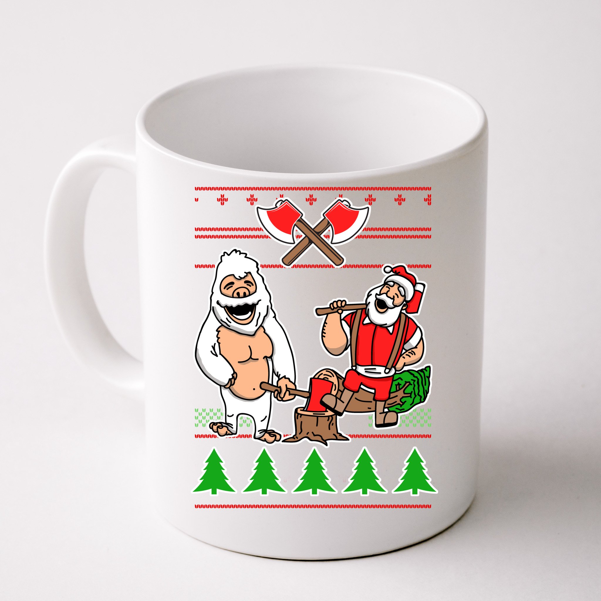 Santa Character Personalized Christmas Mug 11oz White