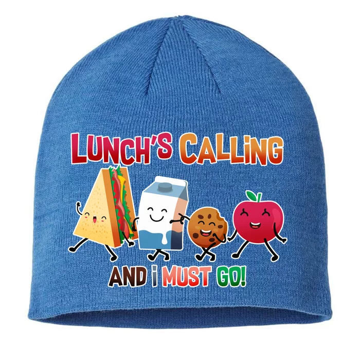 Lunch Is Calling And I Must Go 8 1/2in Sustainable Knit Beanie