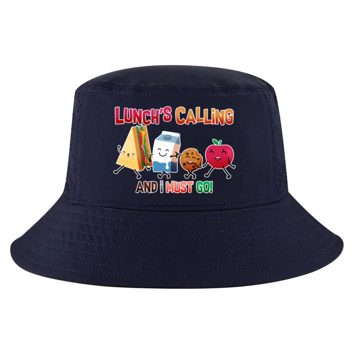 Lunch Is Calling And I Must Go Cool Comfort Performance Bucket Hat