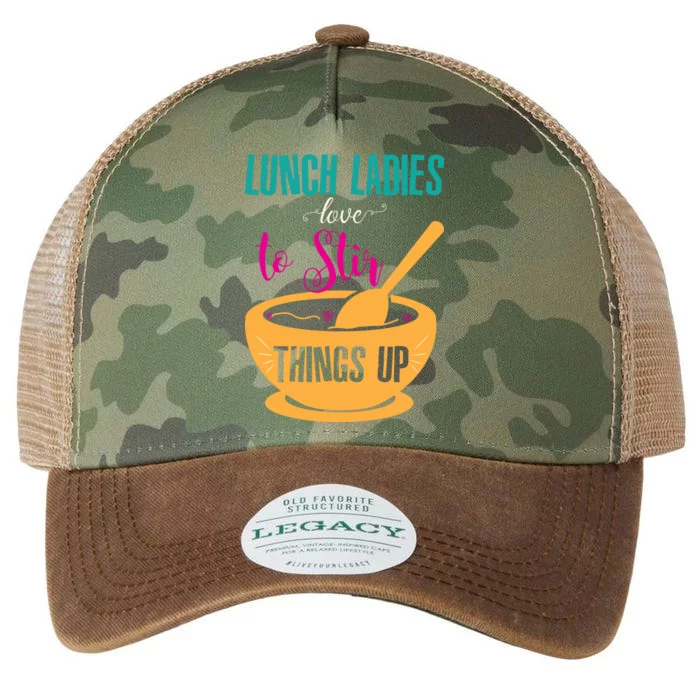 Lunch Ladies Love To Stir Things Up Legacy Tie Dye Trucker Hat