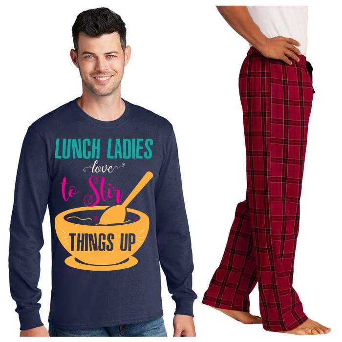 Lunch Ladies Love To Stir Things Up Long Sleeve Pajama Set