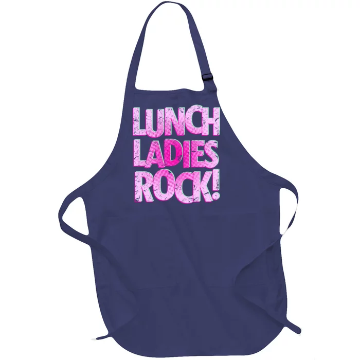 Lunch Ladies Rock Full-Length Apron With Pocket