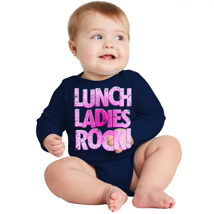 Lunch Ladies Rock Baby Long Sleeve Bodysuit