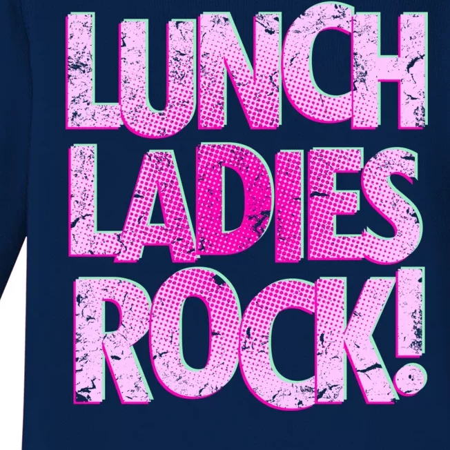 Lunch Ladies Rock Baby Long Sleeve Bodysuit