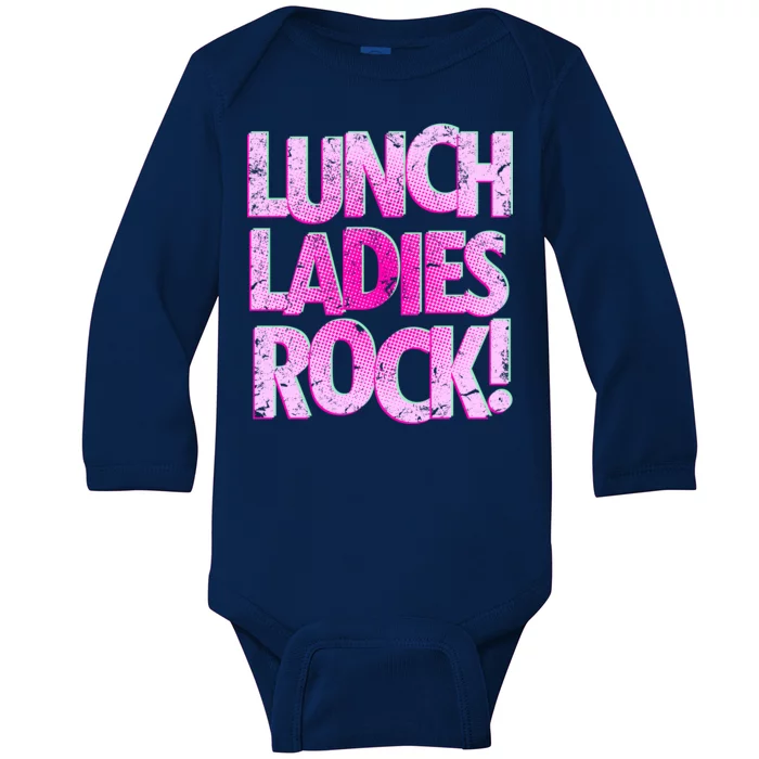 Lunch Ladies Rock Baby Long Sleeve Bodysuit