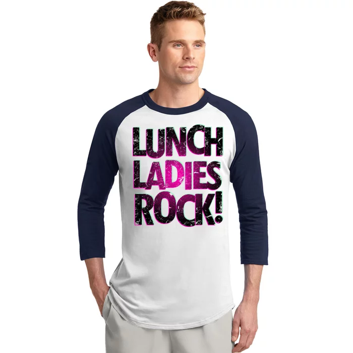 Lunch Ladies Rock Baseball Sleeve Shirt