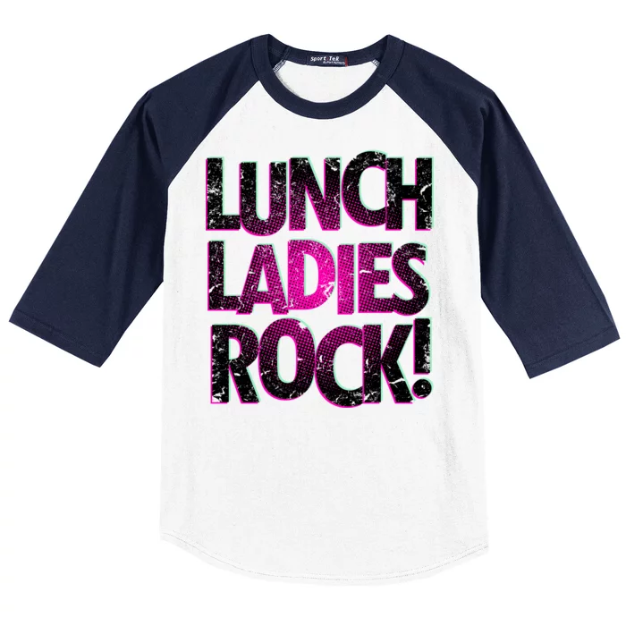 Lunch Ladies Rock Baseball Sleeve Shirt