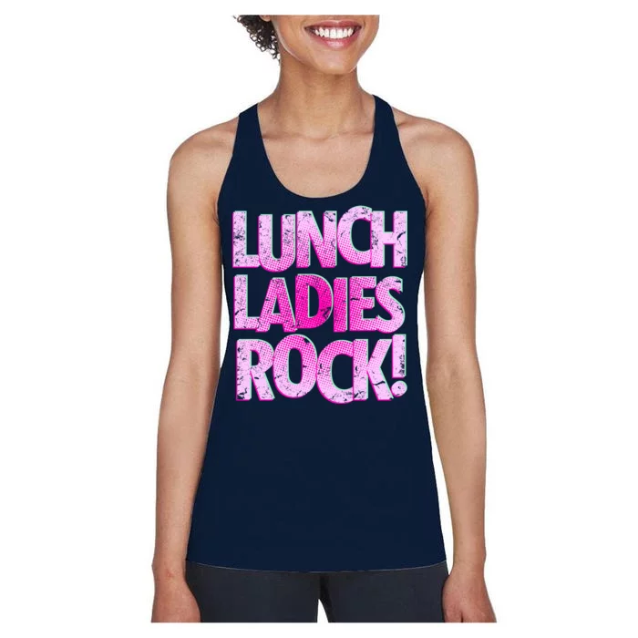 Lunch Ladies Rock Women's Racerback Tank