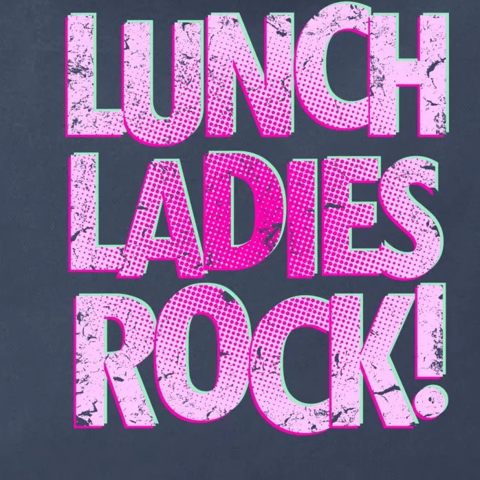 Lunch Ladies Rock Zip Tote Bag