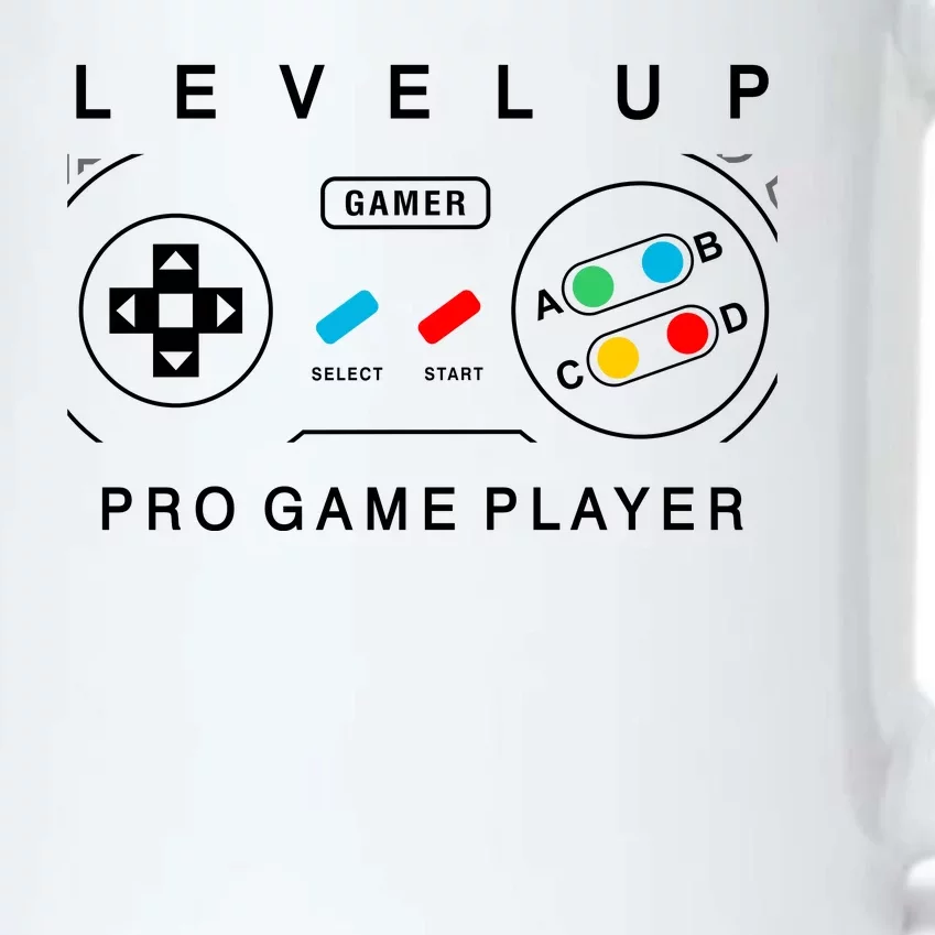 Level Up Pro Game Player Black Color Changing Mug