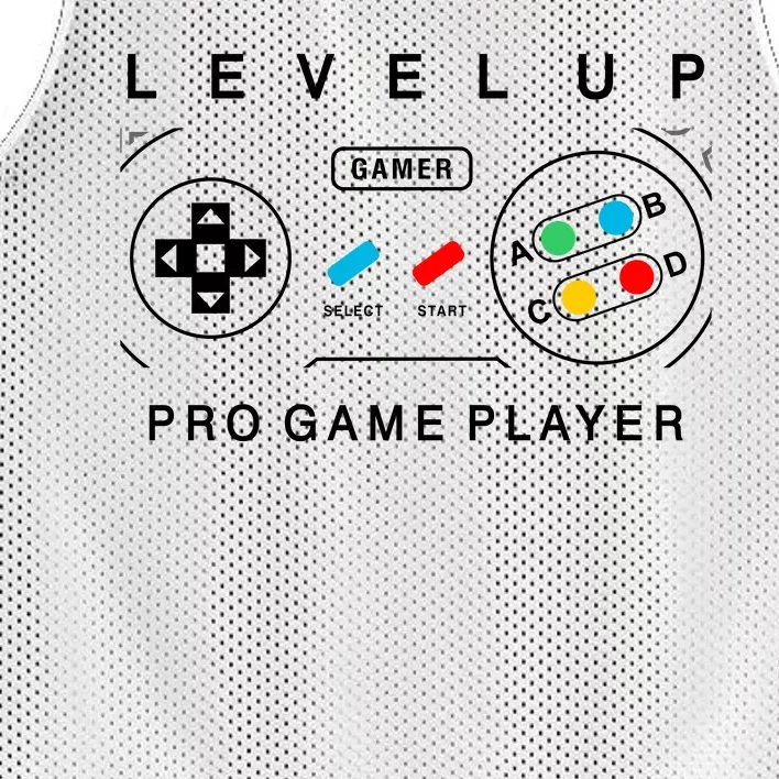 Level Up Pro Game Player Mesh Reversible Basketball Jersey Tank