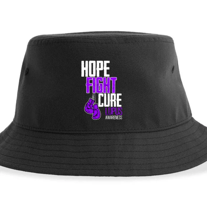 Lupus Awareness Hope Fight Cure Sustainable Bucket Hat