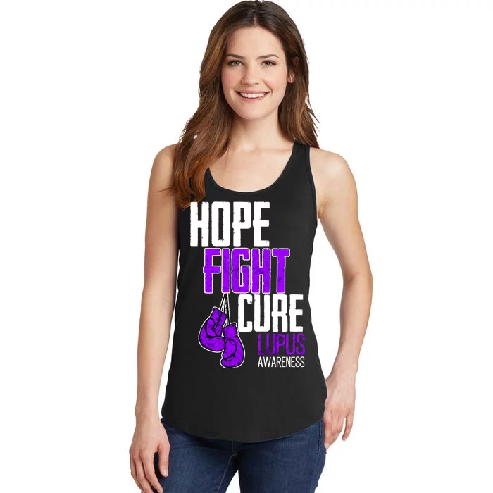 Lupus Awareness Hope Fight Cure Ladies Essential Tank