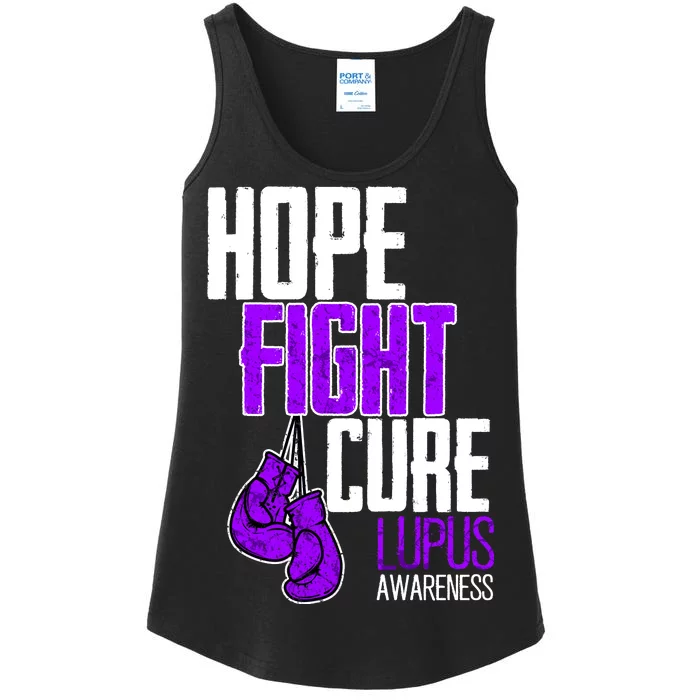 Lupus Awareness Hope Fight Cure Ladies Essential Tank