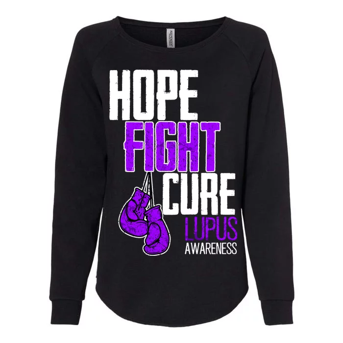 Lupus Awareness Hope Fight Cure Womens California Wash Sweatshirt