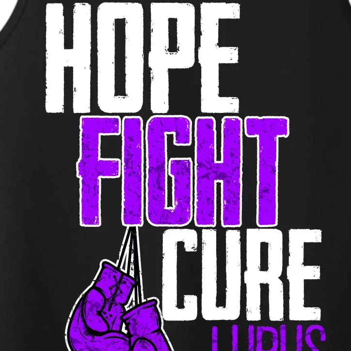 Lupus Awareness Hope Fight Cure Performance Tank