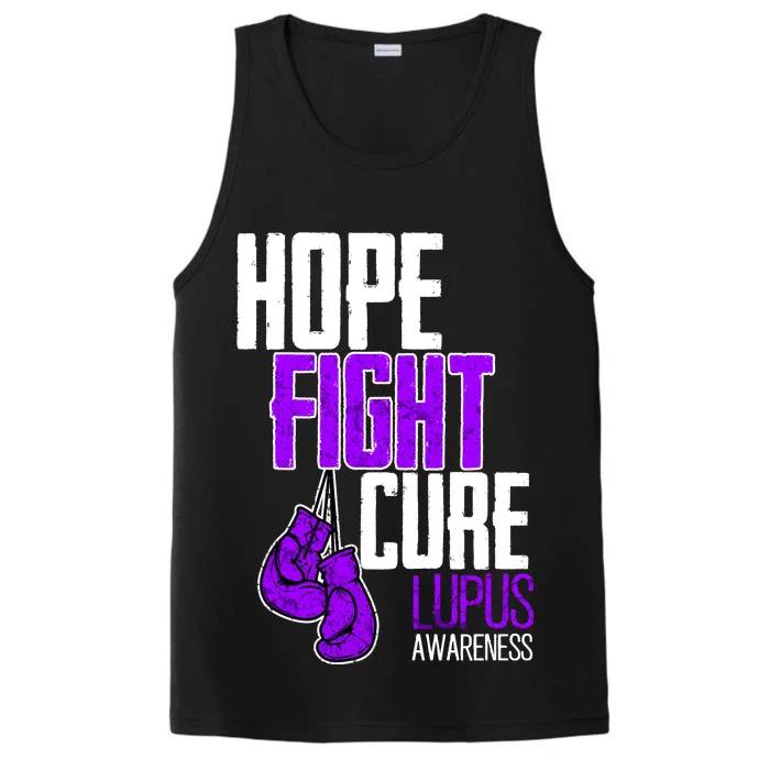 Lupus Awareness Hope Fight Cure Performance Tank