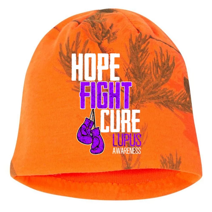 Lupus Awareness Hope Fight Cure Kati - Camo Knit Beanie