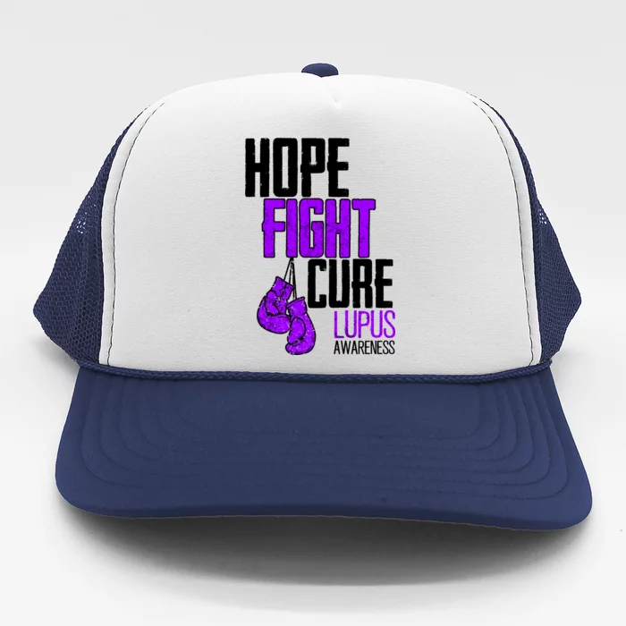 Lupus Awareness Hope Fight Cure Trucker Hat