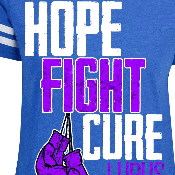 Lupus Awareness Hope Fight Cure Enza Ladies Jersey Football T-Shirt