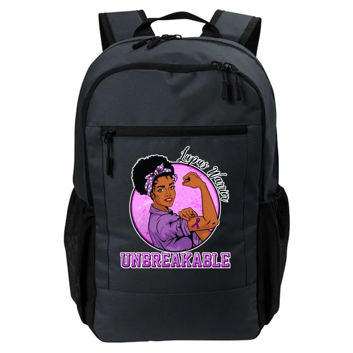 Lupus Awareness Warrior Unbreakable Daily Commute Backpack