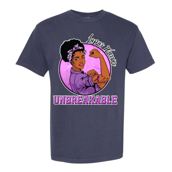 Lupus Awareness Warrior Unbreakable Garment-Dyed Heavyweight T-Shirt