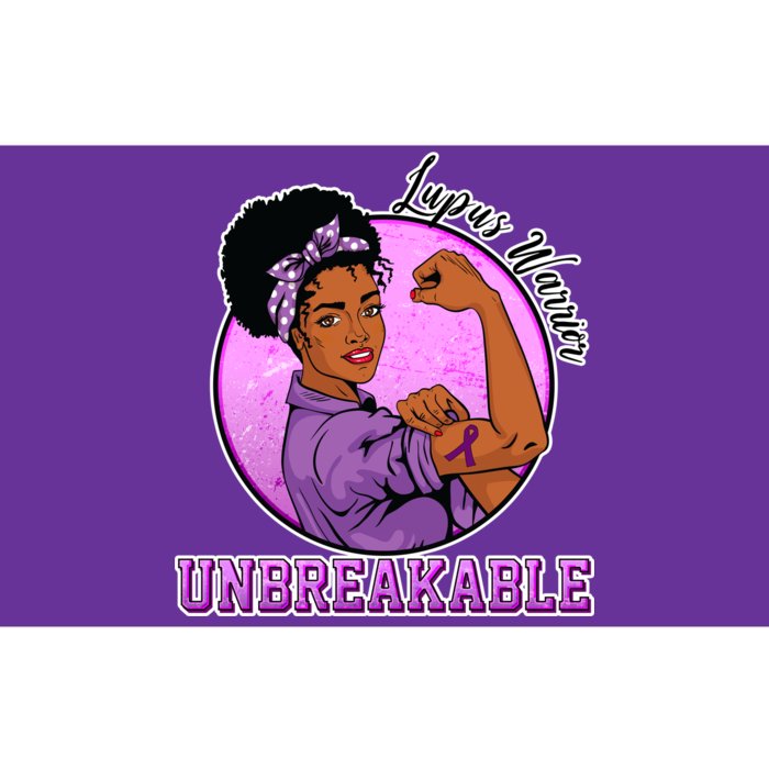 Lupus Awareness Warrior Unbreakable Bumper Sticker