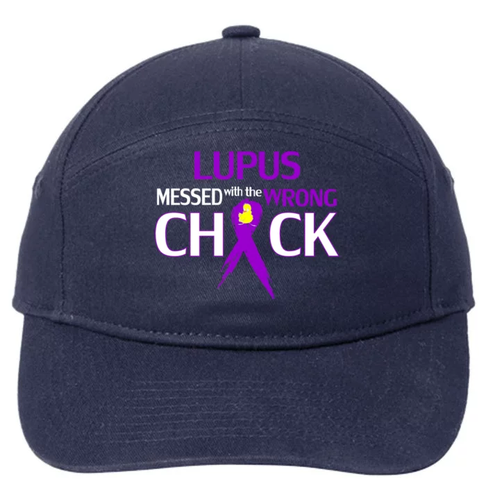 Lupus Messed With The Wrong Chick 7-Panel Snapback Hat