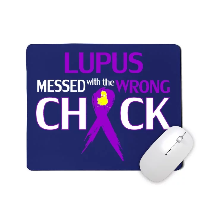 Lupus Messed With The Wrong Chick Mousepad