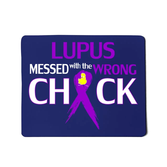 Lupus Messed With The Wrong Chick Mousepad