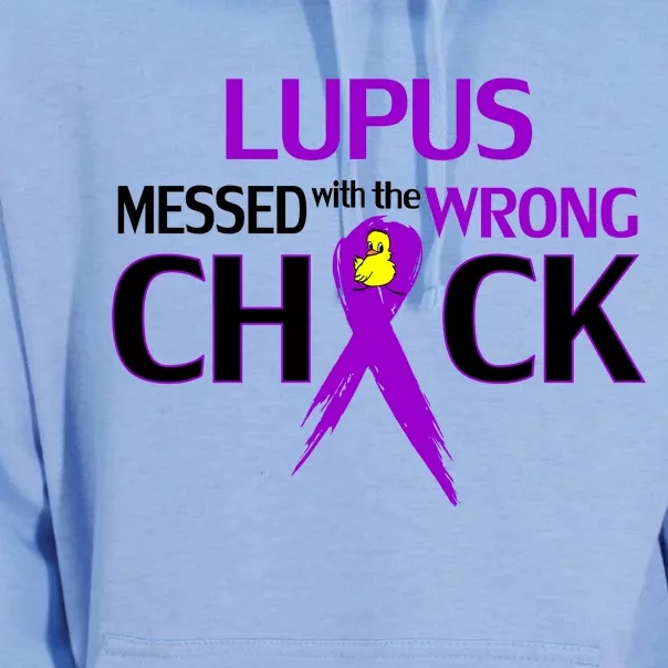 Lupus Messed With The Wrong Chick Unisex Surf Hoodie