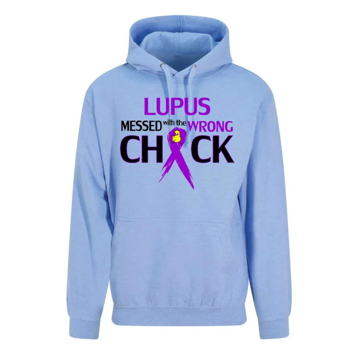 Lupus Messed With The Wrong Chick Unisex Surf Hoodie