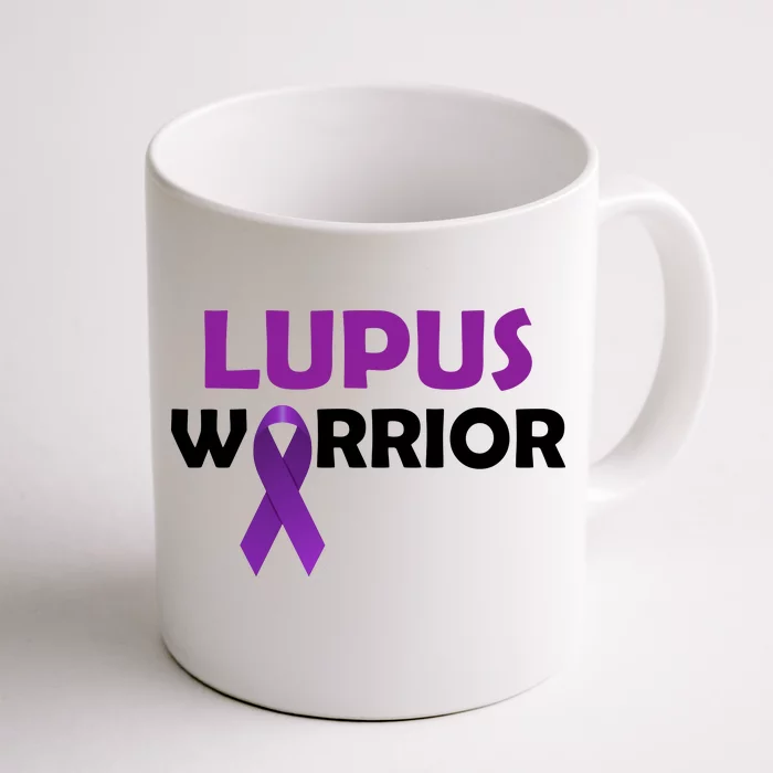 Lupus Awareness Warrior Unbreakable Front & Back Coffee Mug