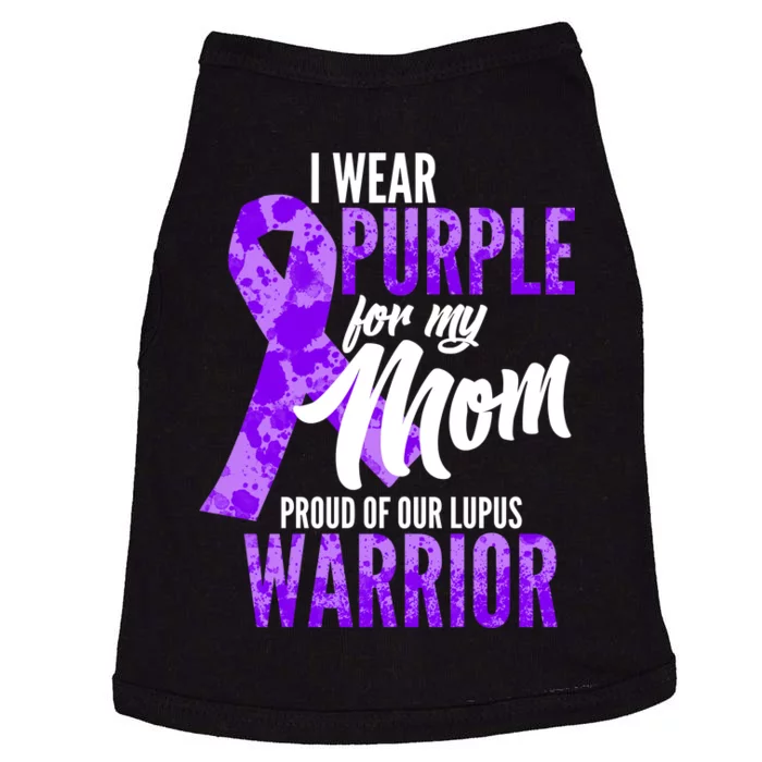 Lupus Warrior Wear Purple For My Mom Doggie Tank