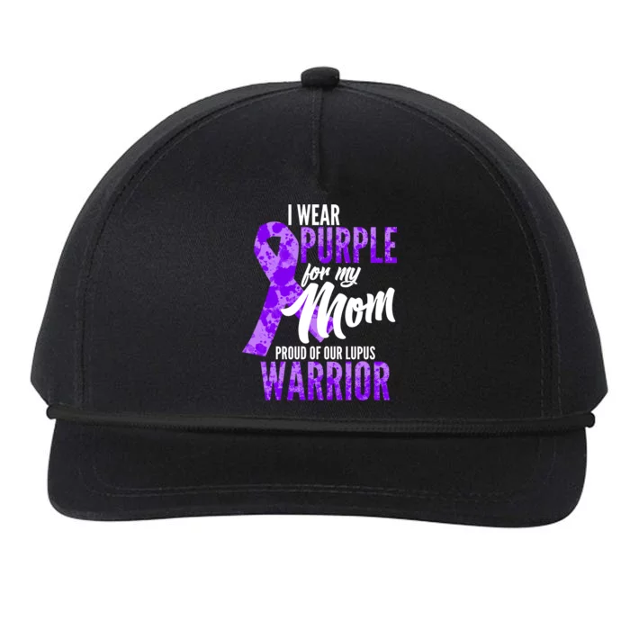 Lupus Warrior Wear Purple For My Mom Snapback Five-Panel Rope Hat