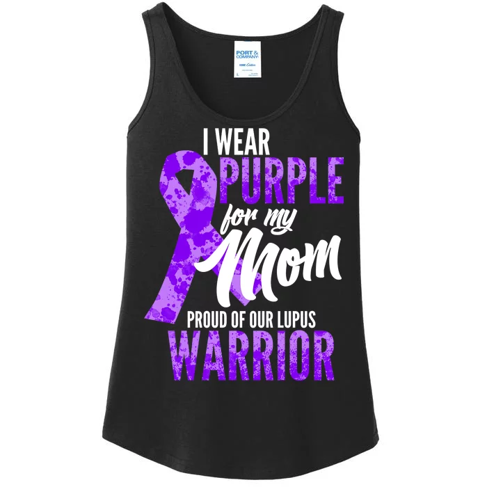 Lupus Warrior Wear Purple For My Mom Ladies Essential Tank