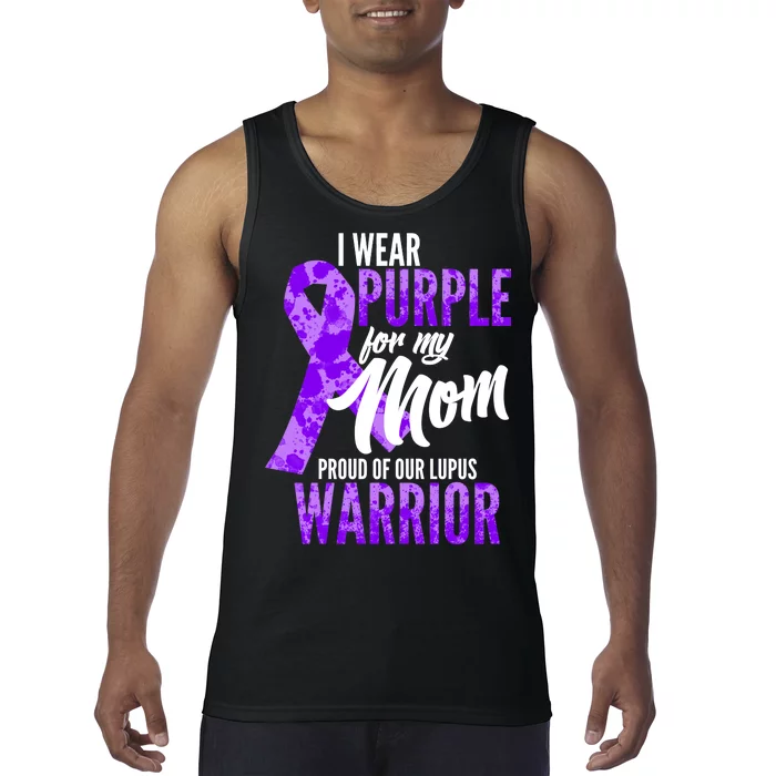 Lupus Warrior Wear Purple For My Mom Tank Top