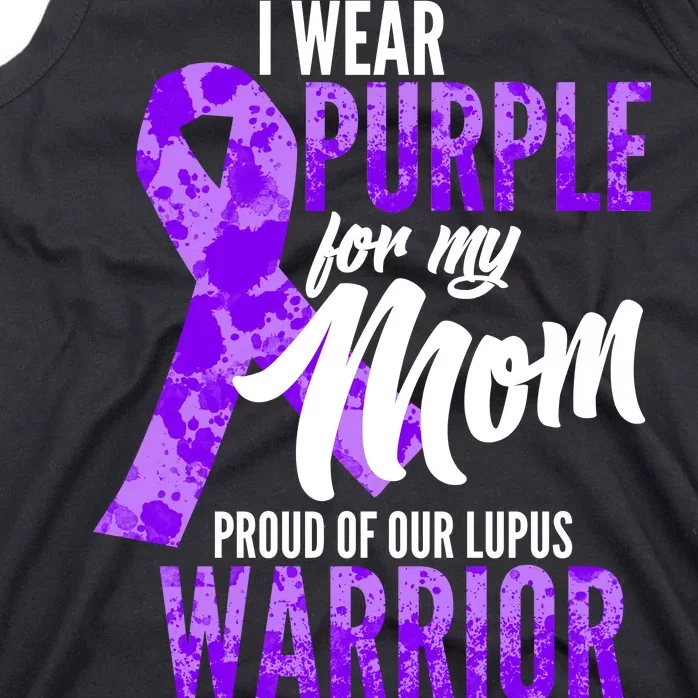 Lupus Warrior Wear Purple For My Mom Tank Top