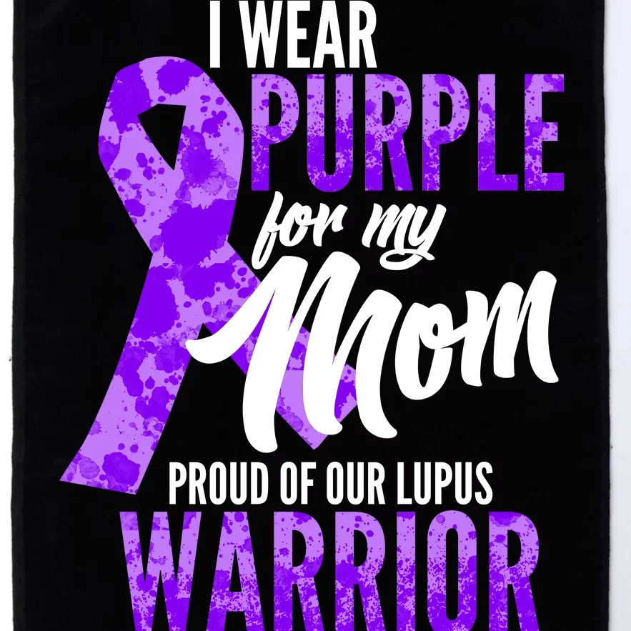 Lupus Warrior Wear Purple For My Mom Platinum Collection Golf Towel