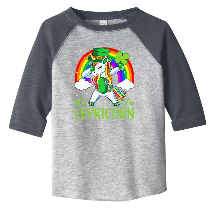 Lepricorn Unicorn St Patricks Day Lucky Toddler Fine Jersey T-Shirt