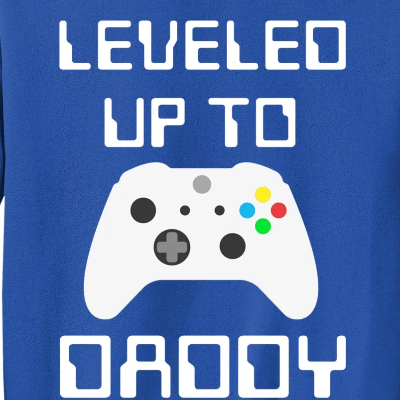 Leveled Up To Daddy Gamer Gift Daddy Level Unlocked Funny Gift Sweatshirt