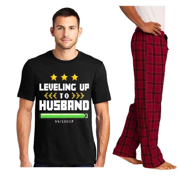 Leveling Up To Husband Bachelor Party Stag Grooms Getaway Pajama Set