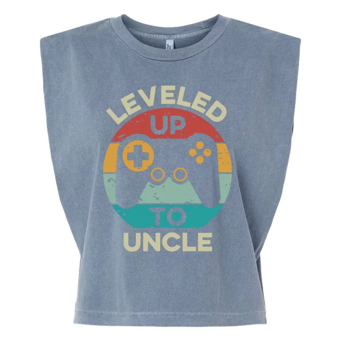 Leveled Up To Uncle Garment-Dyed Women's Muscle Tee