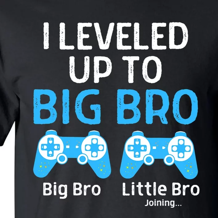 Leveling Up To Big Brother Video Game Player Tall T-Shirt